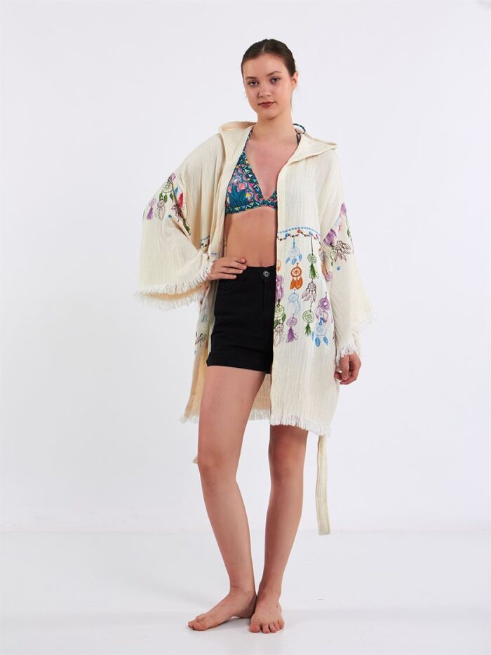 Dream Hooded Short Kimono Dream Hooded Short Kimono