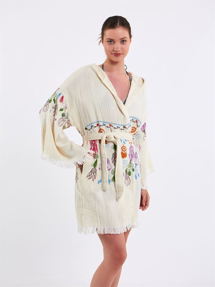 Dream Hooded Short Kimono Dream Hooded Short Kimono
