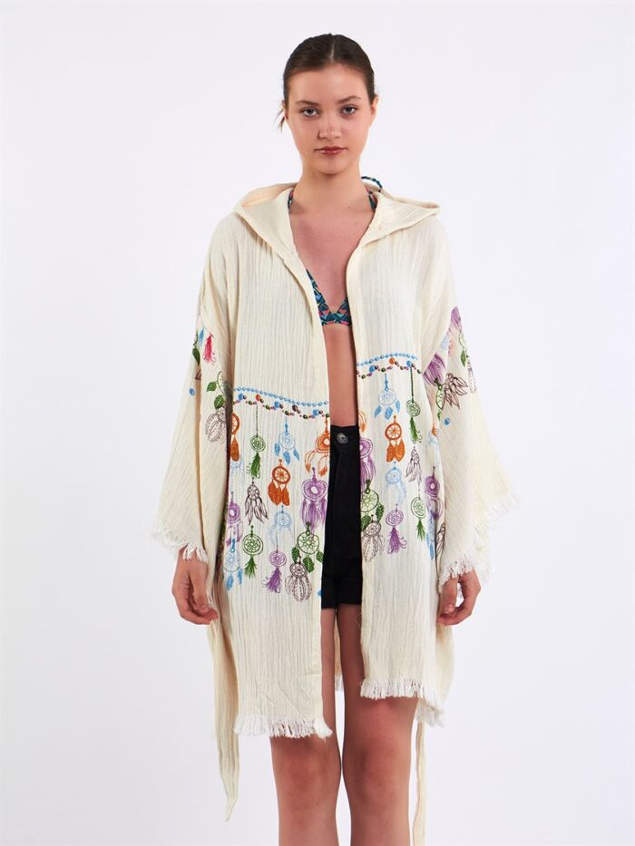 Dream Hooded Short Kimono Dream Hooded Short Kimono