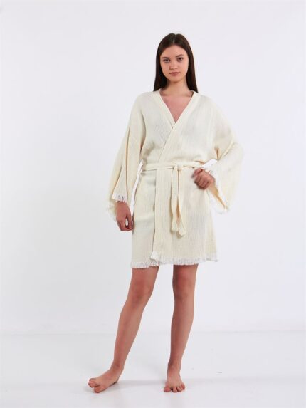 كيمونو عروس قصير أكرو