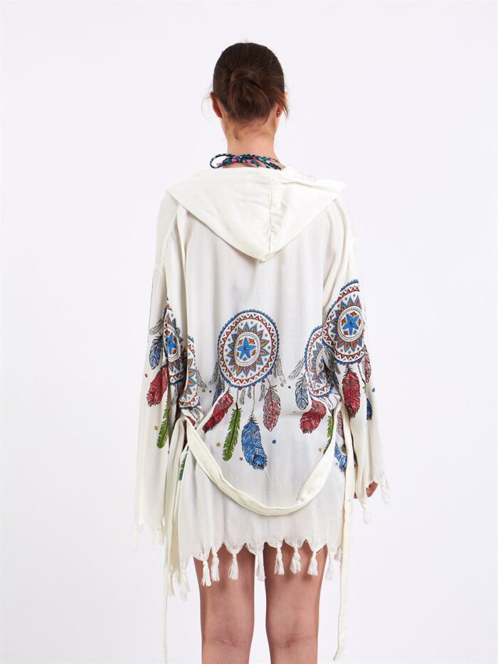 Elephant Mandala Hooded Short Pareo Elephant Mandala Hooded Short Pareo