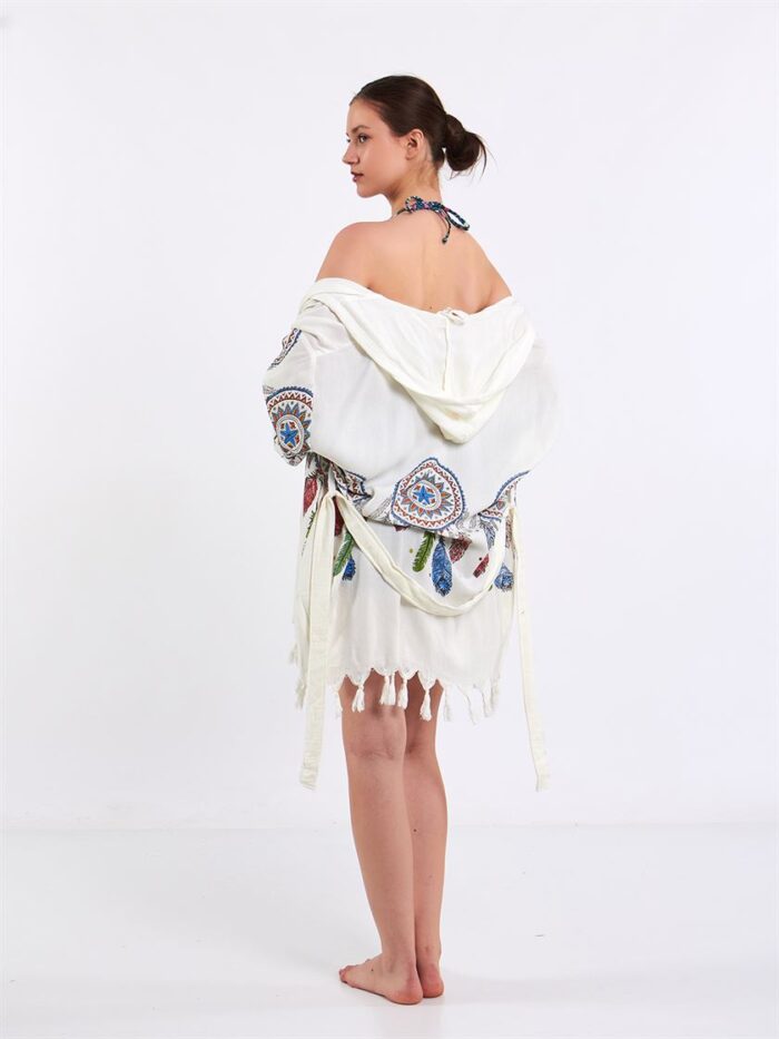 Elephant Mandala Hooded Short Pareo Elephant Mandala Hooded Short Pareo