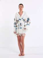 Elephant Mandala Hooded Short Pareo