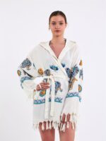 Elephant Mandala Hooded Short Pareo