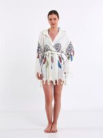 Elephant Mandala Hooded Short Pareo