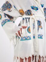 Elephant Mandala Hooded Short Pareo