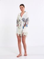 Elephant Mandala Hooded Short Pareo