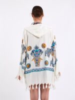 Elephant Mandala Hooded Short Pareo
