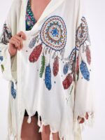 Elephant Mandala Hooded Short Pareo