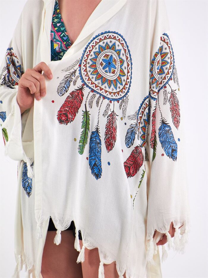 Elephant Mandala Hooded Short Pareo Elephant Mandala Hooded Short Pareo