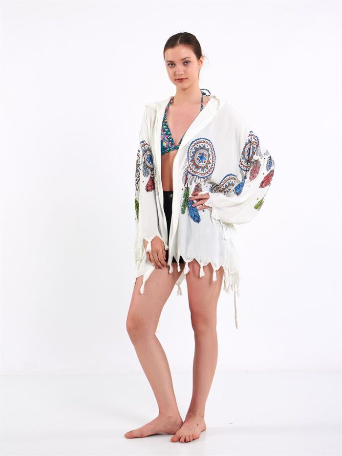 Elephant Mandala Hooded Short Pareo Elephant Mandala Hooded Short Pareo