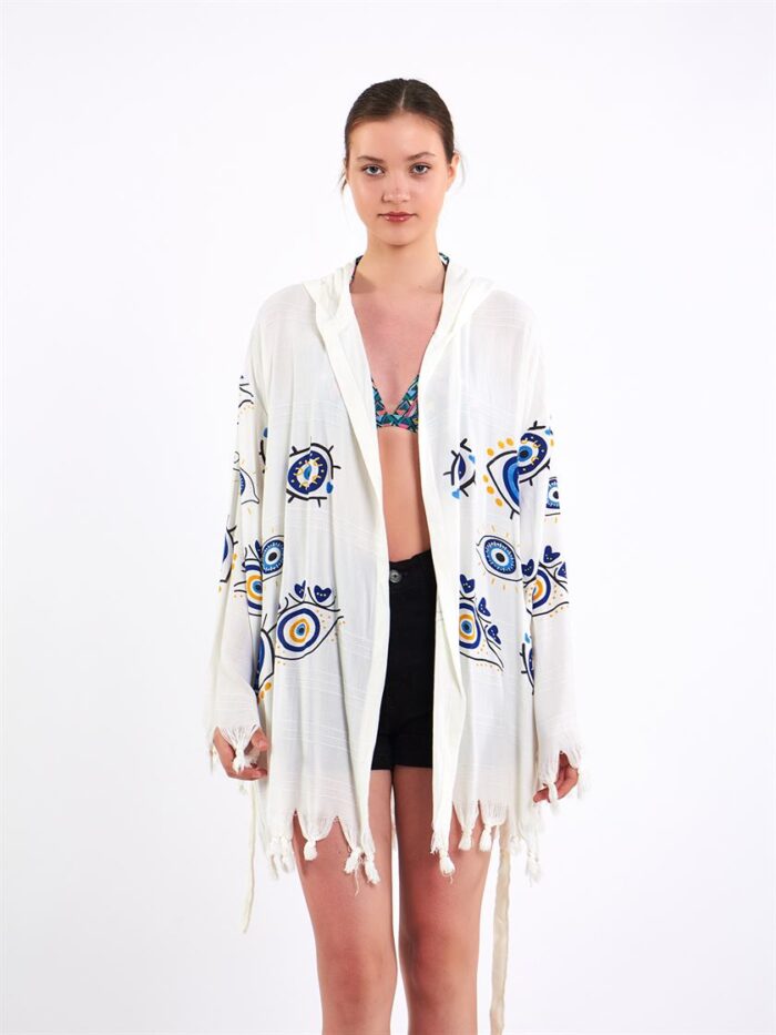 Evil Eye Hooded Pareo Evil Eye Hooded Pareo