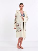 Face Art Hooded Kimono