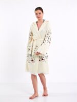 Face Art Hooded Kimono