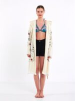 Face Art Hooded Kimono