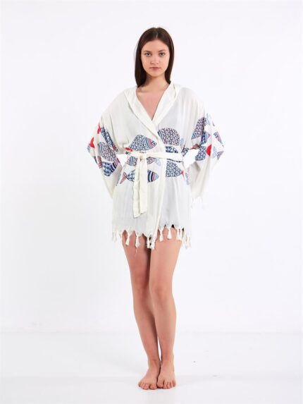 Fishes Hooded Short Pareo