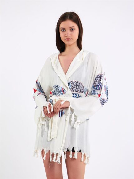 Fishes Hooded Short Pareo