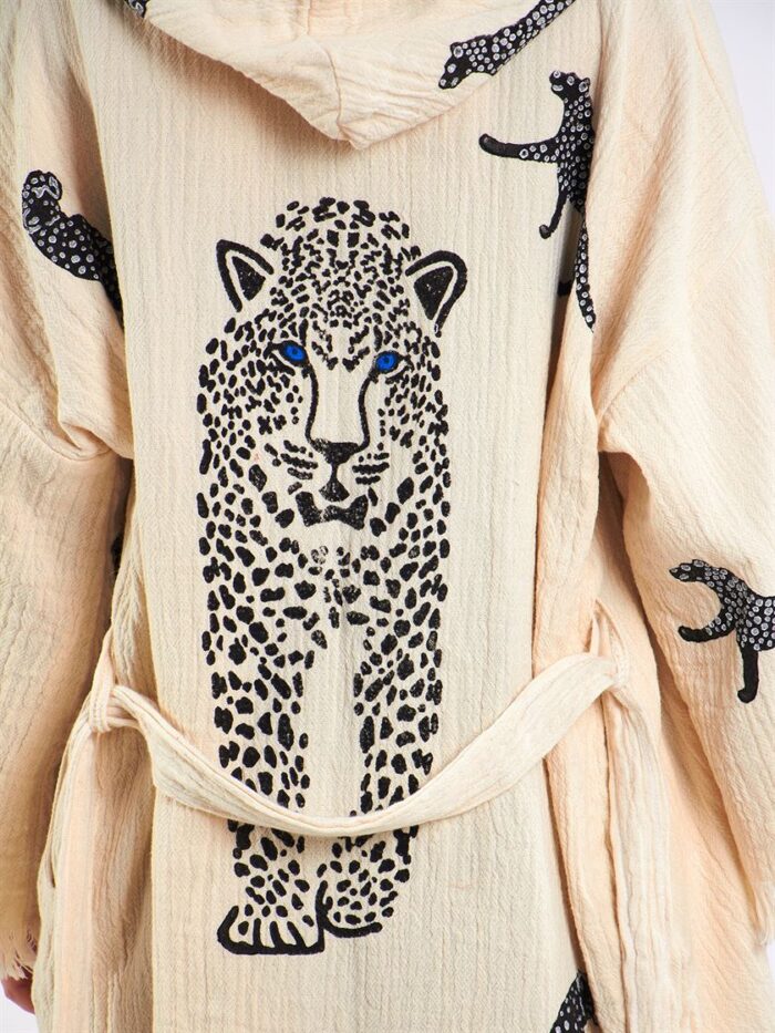 Leopard Kurzer Kimono Leopard Kurzer Kimono