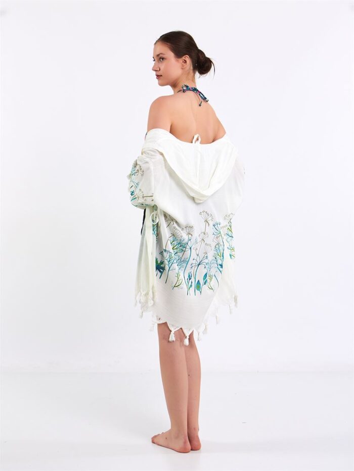 Meadow Kurzer Pareo mit Kapuze Meadow Kurzer Pareo mit Kapuze