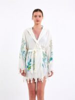 Meadow Kurzer Pareo mit Kapuze