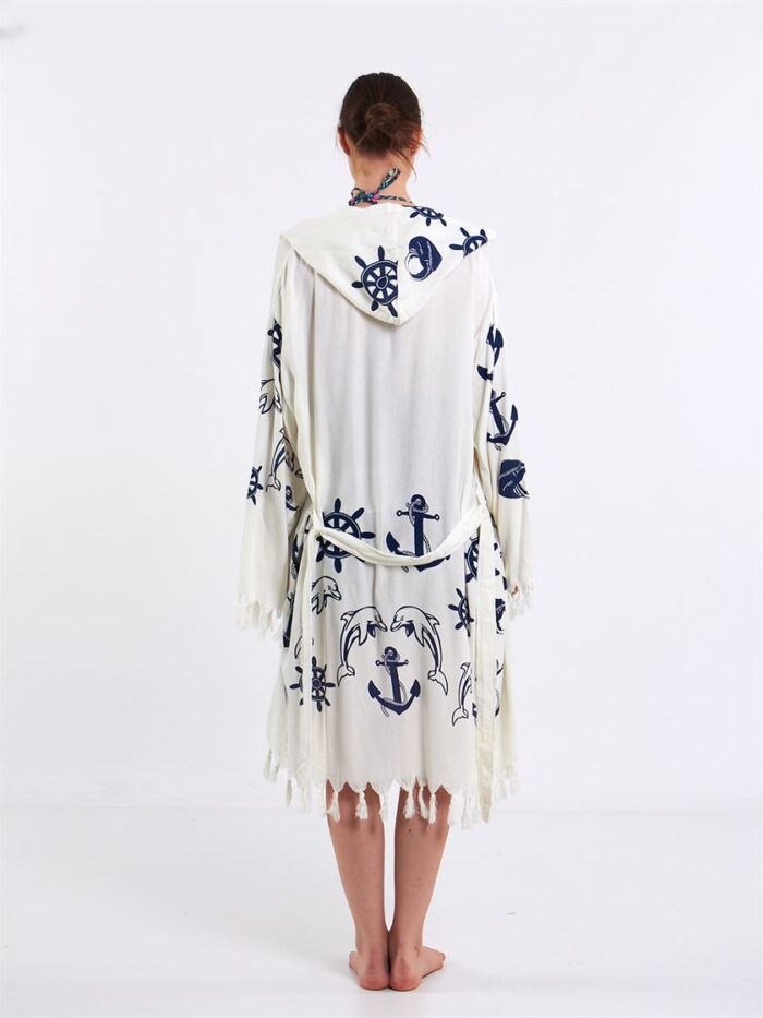 Nautical Hooded Pareo Nautical Hooded Pareo