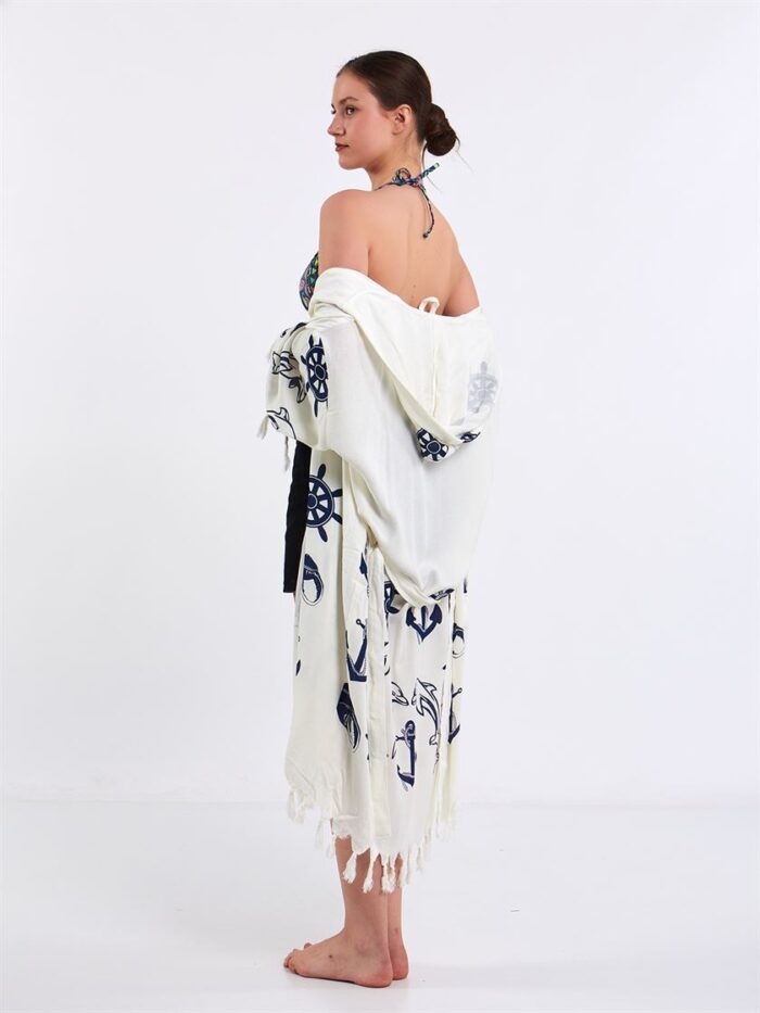 Nautical Hooded Pareo Nautical Hooded Pareo