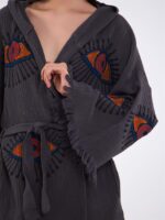 Orange Eye Kısa Kimono Antrasit