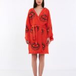 Orange Eye Kısa Kimono Kiremit