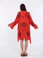 Orange Eye Kurzer Kimono Fliese