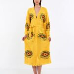 Orange Eye Kısa Kimono Sarı