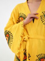 Orange Eye Kısa Kimono Sarı