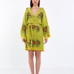 Orange Eye Kısa Kimono Yağ Yeşili