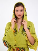 Orange Eye Kısa Kimono Yağ Yeşili