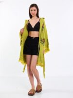 Orange Eye Kısa Kimono Yağ Yeşili