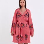 Orange Eyes Mercan Kimono