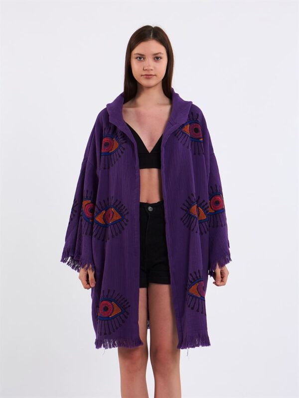 Orange Eyes Mor Kimono