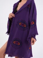 Orange Eyes Mor Kimono