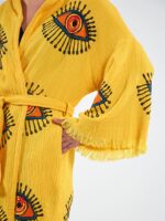 Orange Eyes Sarı Kimono