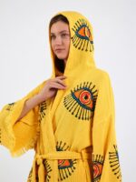Orange Eyes Sarı Kimono