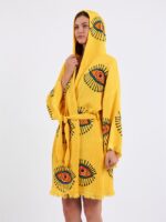 Orange Eyes Sarı Kimono
