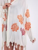 Orange Tree Kapşonlu Pareo