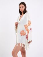 Orange Tree Kapşonlu Pareo