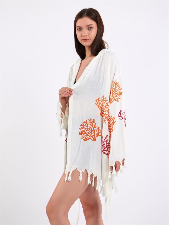 Orange Tree Kapşonlu Pareo Orange Tree Kapşonlu Pareo