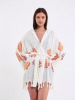 Orange Tree Kapşonlu Pareo