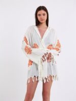 Orange Tree Kapşonlu Pareo