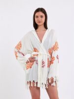 Orange Tree Kapşonlu Pareo