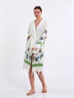 Parrots Hooded Short Pareo