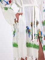 Parrots Hooded Short Pareo