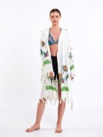 Parrots Hooded Short Pareo