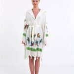 Parrots Kapşonlu Pareo